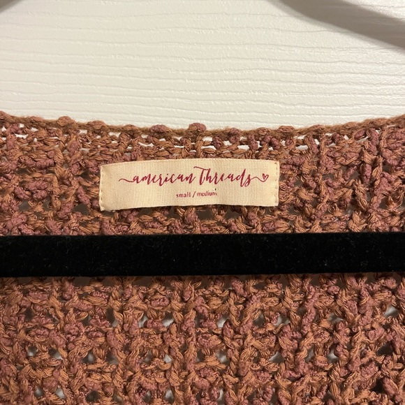 AMERICAN THREADS sweater ladies size small/medium - Picture 5 of 5